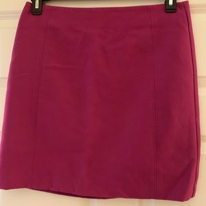 Ann Taylor loft statement magenta skirt